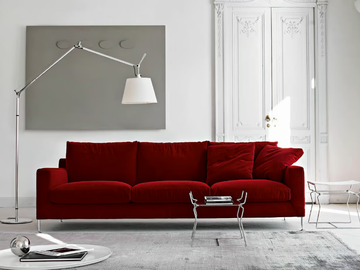 HARRY - 3 seater fabric sofa by B&B Italia - view 3
